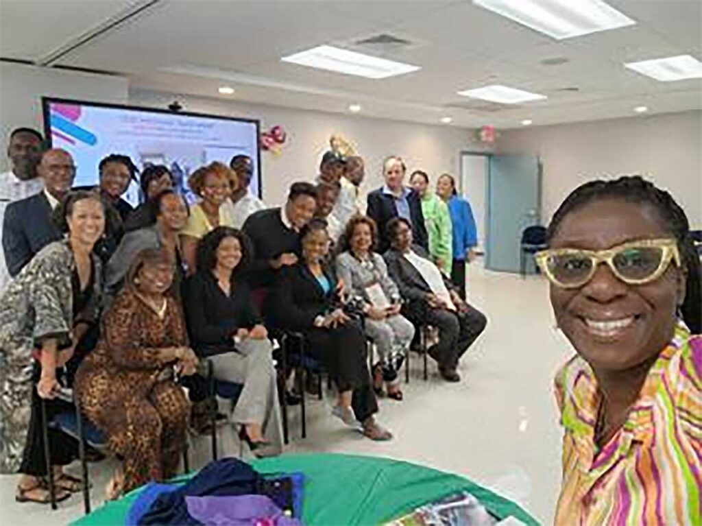 Selfie  with the Honorable Felicia S. Robinson, Florida House of  Representatives for District 102, (also Chairperson of the Board for  CFCE)